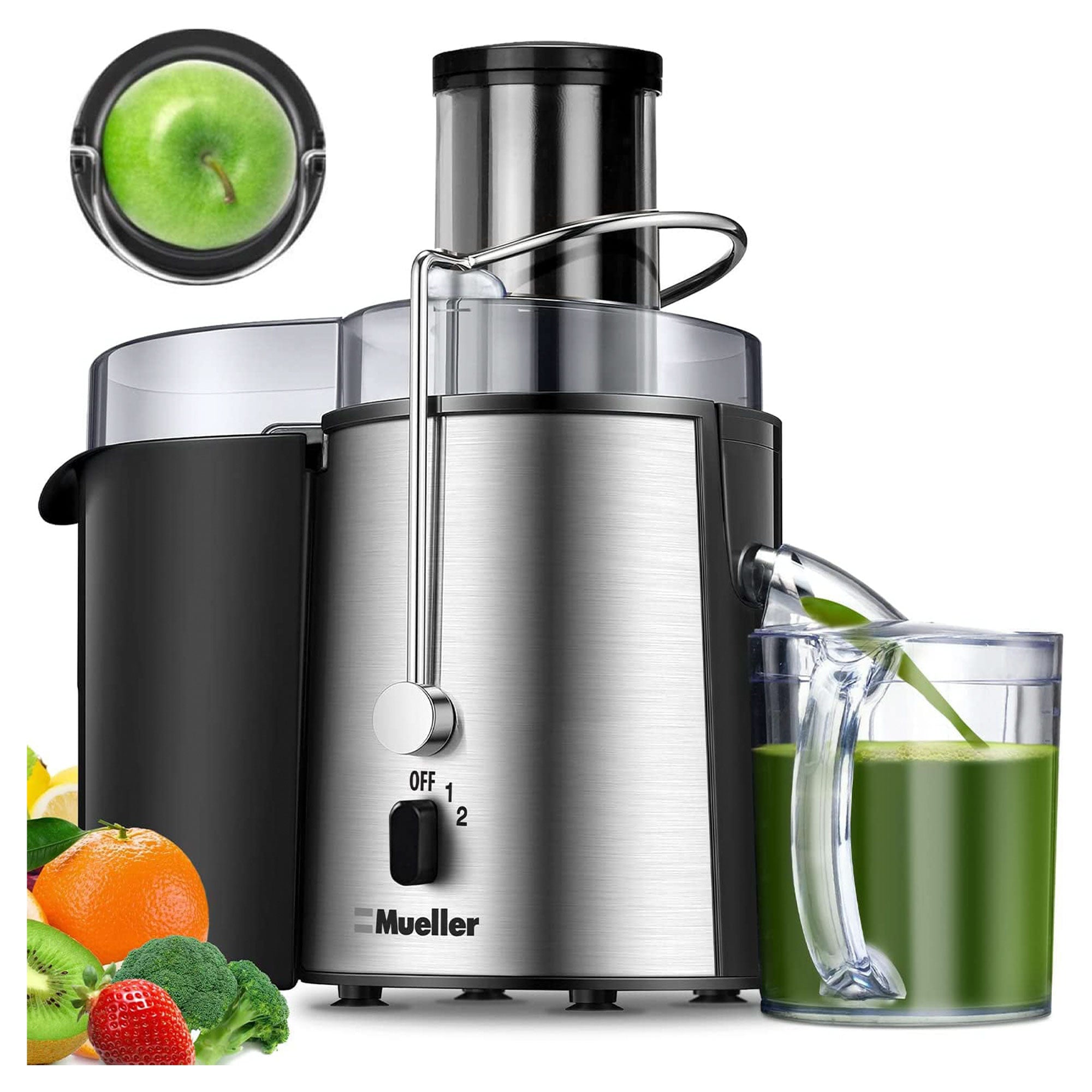 Mueller Juicer Ultra Power with Easy Clean Extractor Press Centrifugal Machine - VMInnovations
