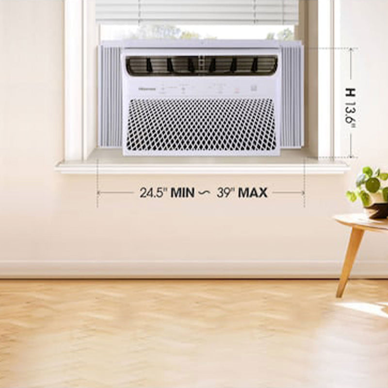 450 Sq ft Window Air Conditioner w/Remote, 3 Modes & 4 Way Air Direction (Used)