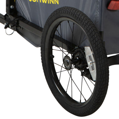 Schwinn Willow River Double Trailer w/Stroller Kit & Aluminum Frame Design(Used) - VMInnovations