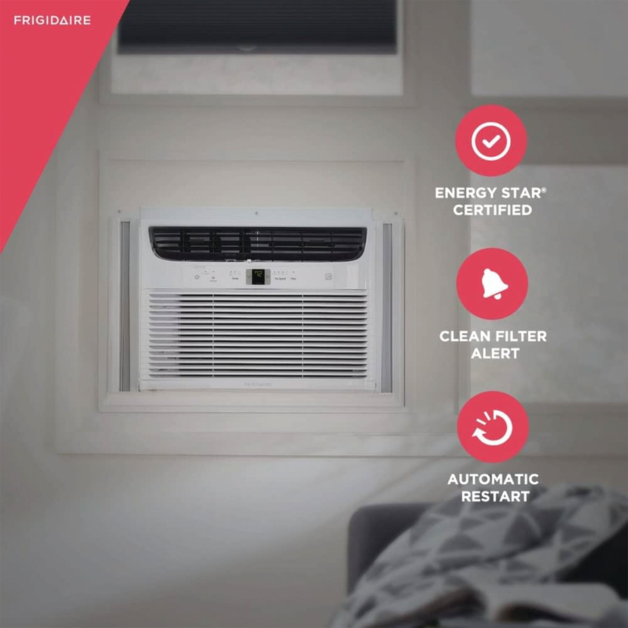 Frigidaire 15,000 BTU Smart Window Air Conditioner with WiFi Enabled and Remote - VMInnovations