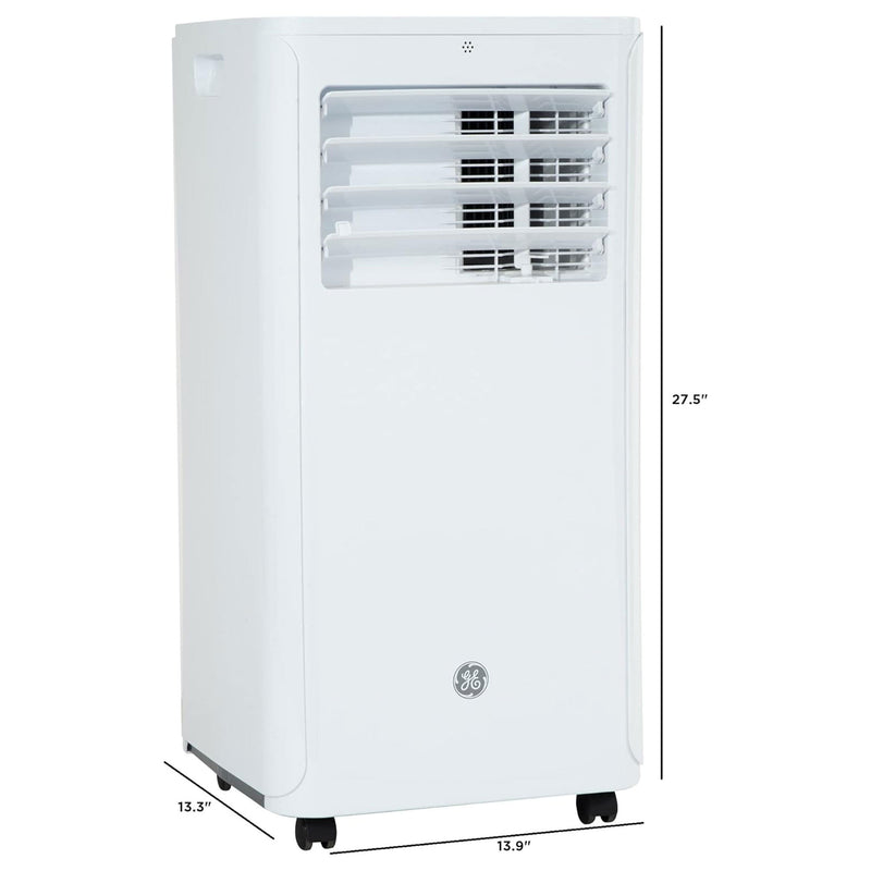 GE 6,100 BTU Portable Air Conditioner with Dehumidifier and Fan for Small Rooms