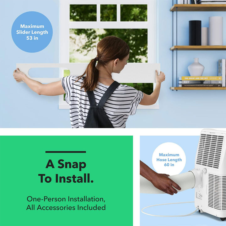 Vremi 10,000 BTU Portable Air Conditioner with Powerful Cooling Fan(Damaged)