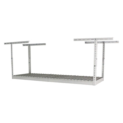 SafeRacks 2' x 6' Overhead Garage Storage Rack Holds Up to 300 Pounds, White - VMInnovations