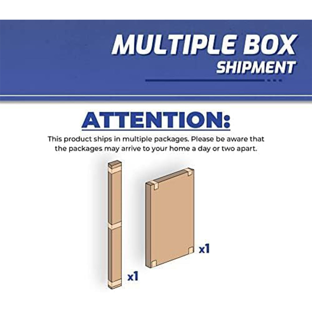 SafeRacks 4' x 8' Overhead Garage Storage Rack, Up to 600 Pounds, White (Used)