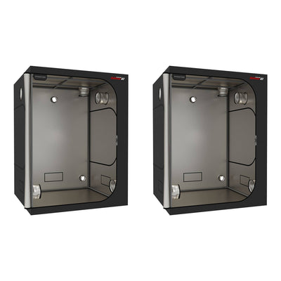 PHANTOM Cultivar GT55 5 x 5’ All Steel Grow Tent w/ 200 Pound Capacity (2 Pack) - VMInnovations