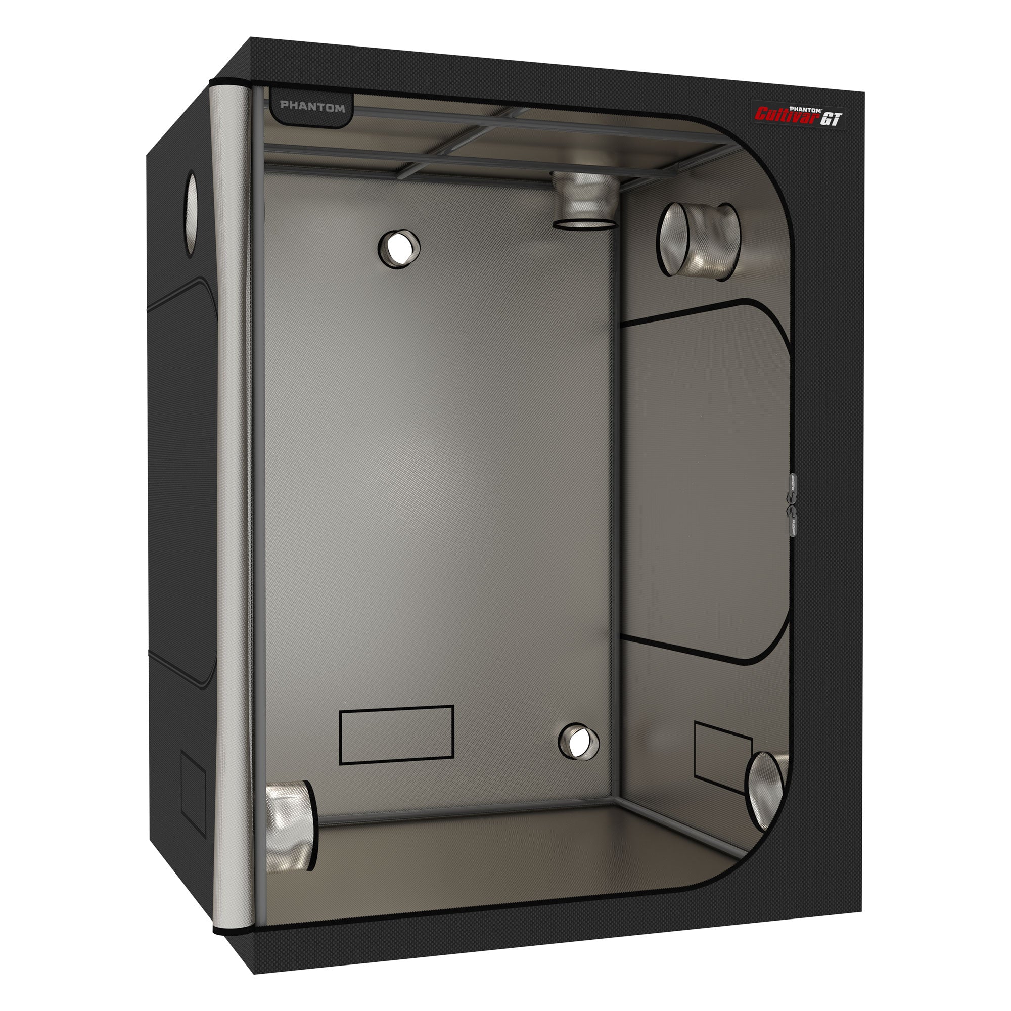 PHANTOM Cultivar GT55 5 x 5’ All Steel Grow Tent w/ 200 Pound Capacity (2 Pack) - VMInnovations