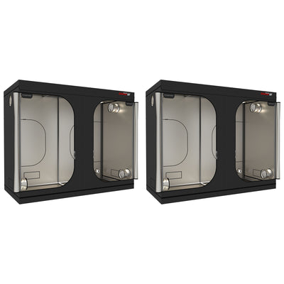 PHANTOM Cultivar GT84 8 x 4’ All Steel Grow Tent w/ 200 Pound Capacity (2 Pack) - VMInnovations