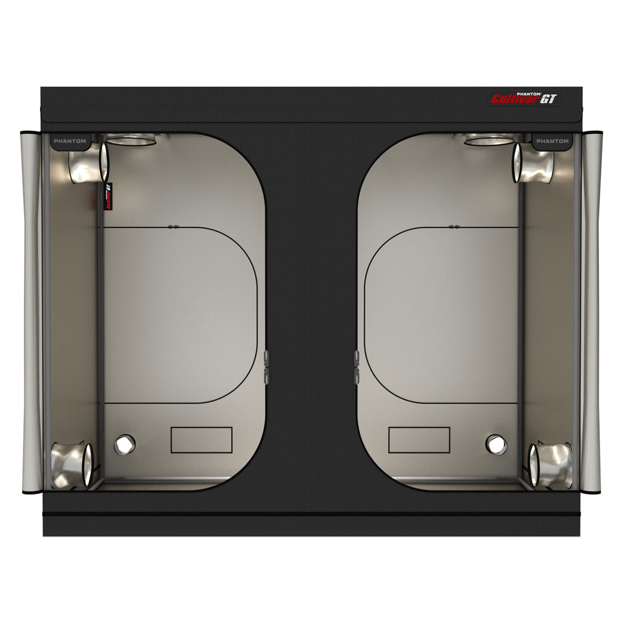 PHANTOM Cultivar GT84 8 x 4’ All Steel Grow Tent w/ 200 Pound Capacity (2 Pack) - VMInnovations