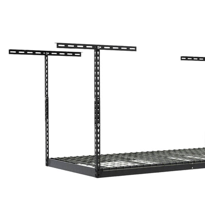 MonsterRax 2'x8' Overhead Garage Storage Rack Holds Up to 350 Pounds, Hammertone - VMInnovations
