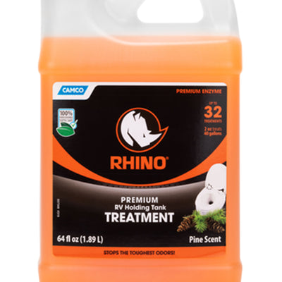 Camco RhinoFLEX 64 Ounce Enzyme RV Holding Tank Treatment for RVing and Boating