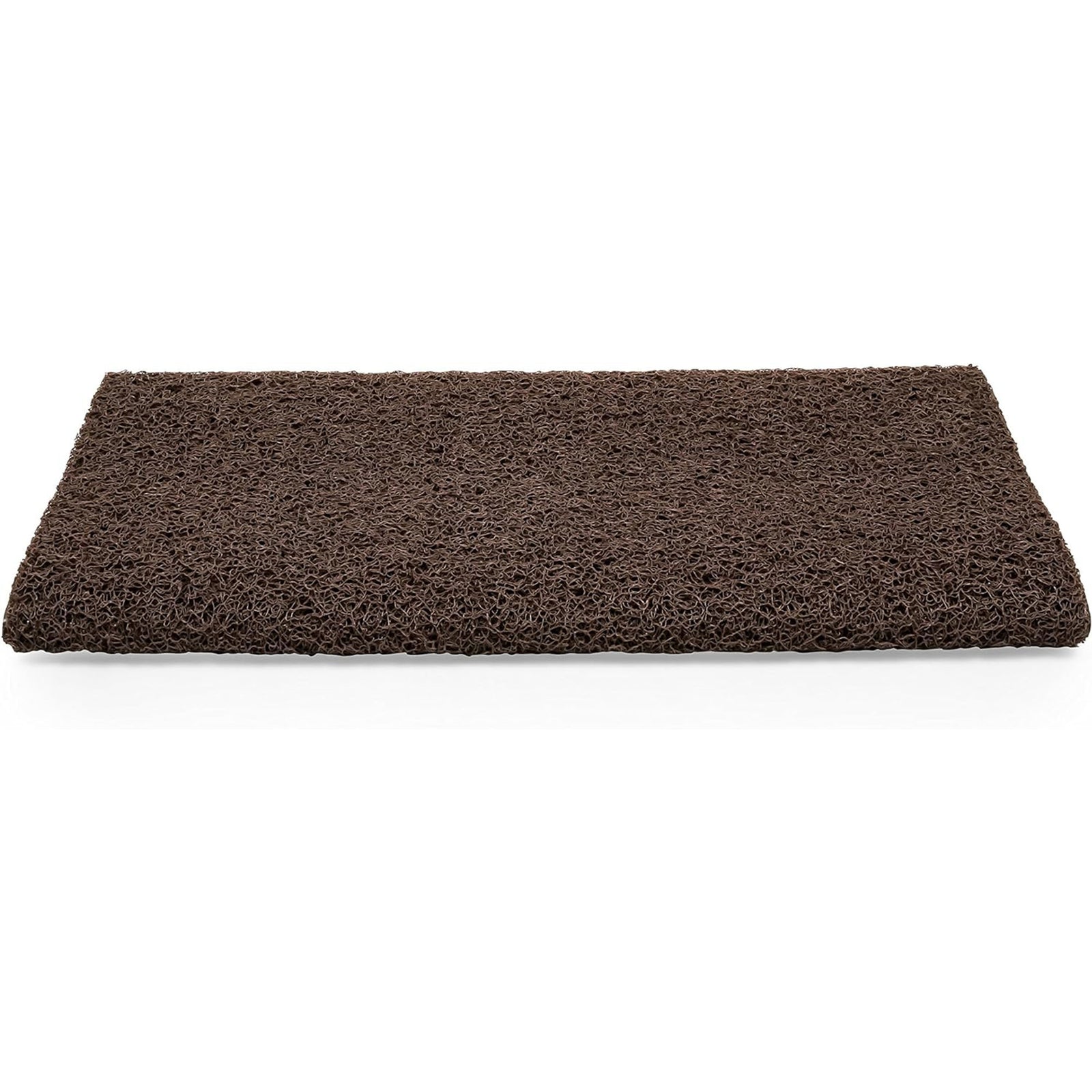 Camco Wrap Around RV Step Rug w/Looped PVC Material & Spring, Brown (Open Box) - VMInnovations