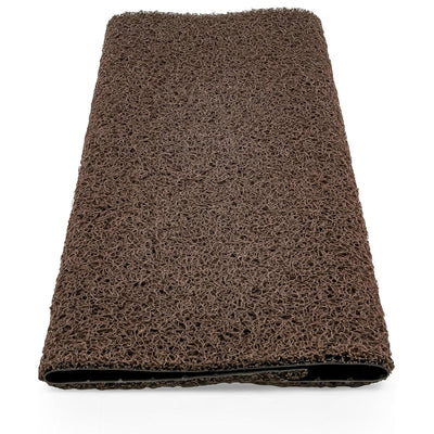 Camco Wrap Around RV Step Rug w/Looped PVC Material & Spring, Brown (Open Box) - VMInnovations