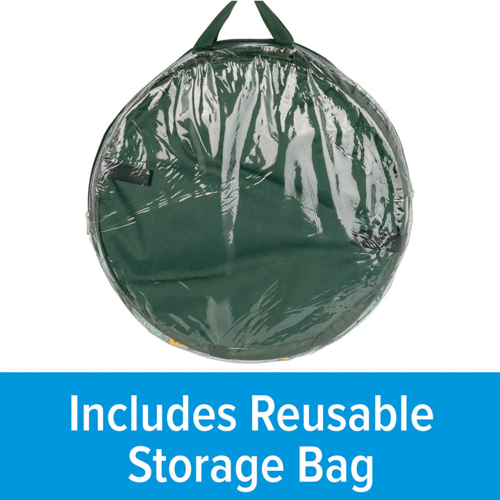 Camco Pop Up Utility Container w/Liner and Zipper Close, Map Design (Open Box)