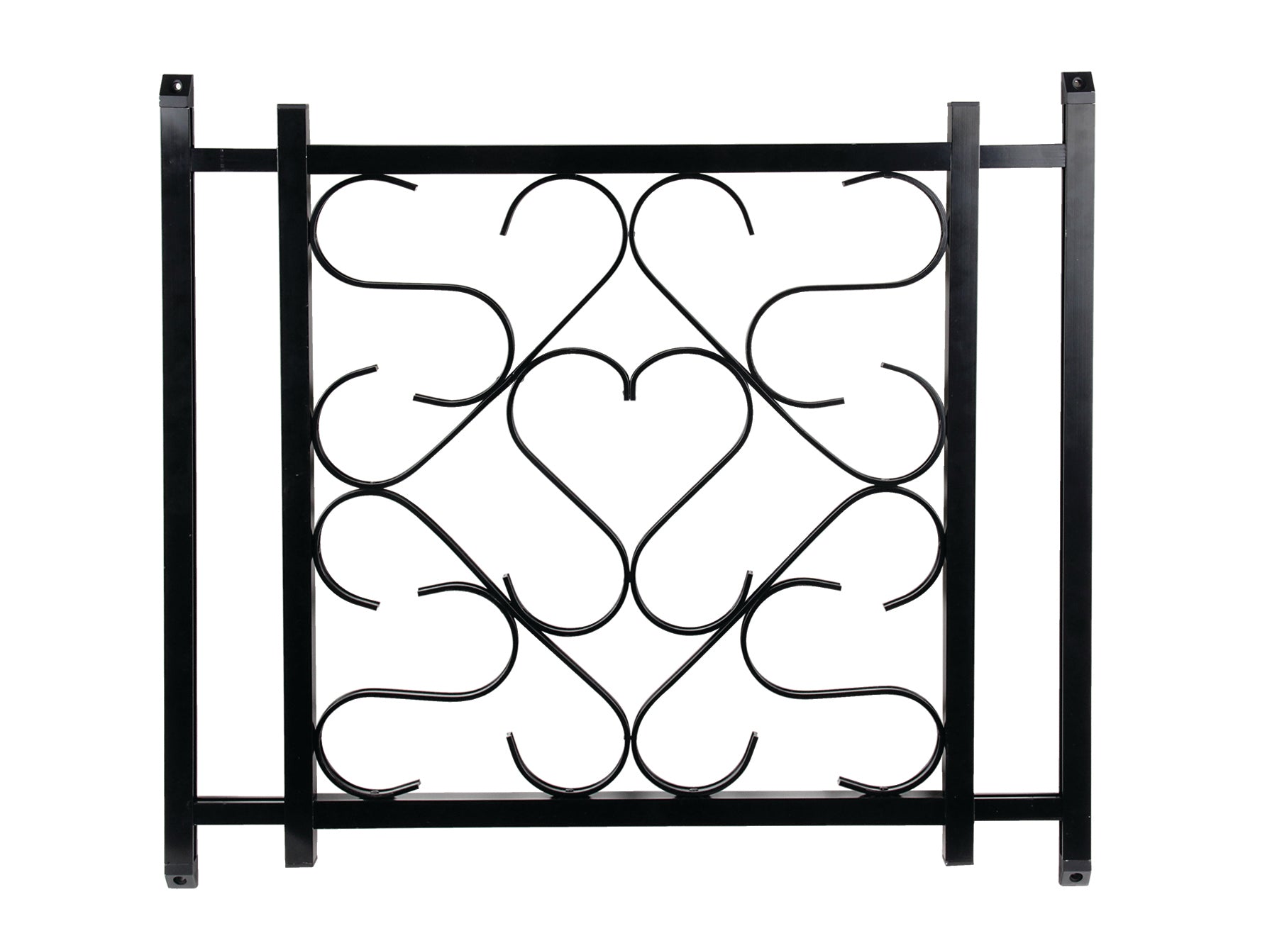 Camco RV/Camper Deluxe Screen Door Grille Adjustable Up To 20" to 32", Black - VMInnovations