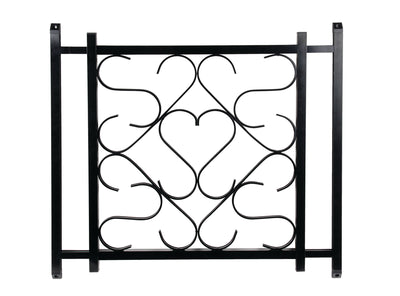 Camco RV/Camper Deluxe Screen Door Grille Adjustable Up To 20" to 32", Black - VMInnovations