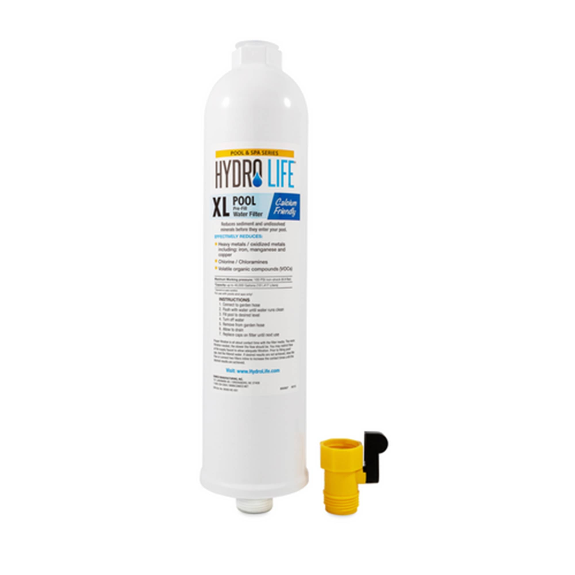 Camco Hydro Life Pool&Spa Filter with Shutoff Valve&Pre Filters Stain (Open Box) - VMInnovations