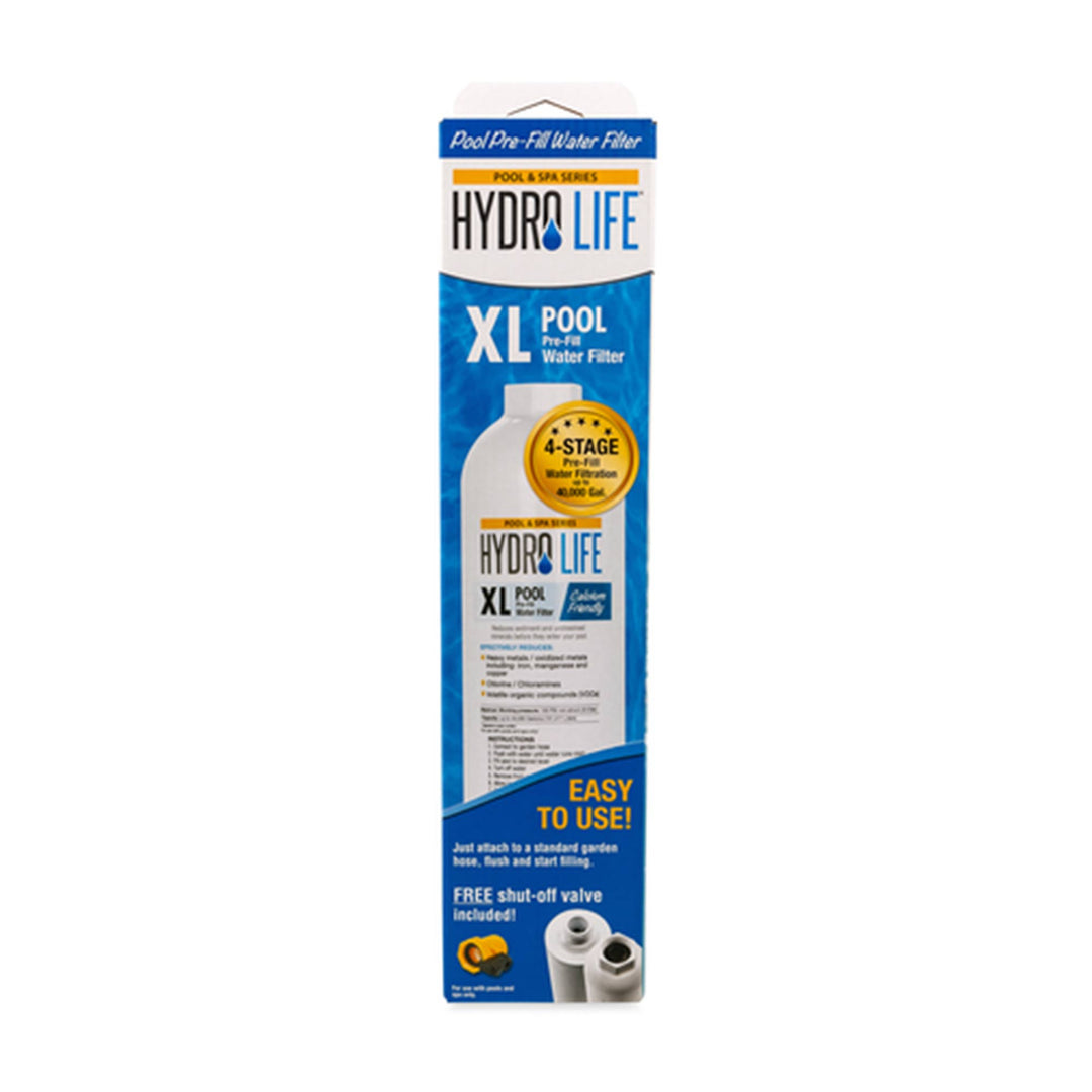 Camco Hydro Life Pool&Spa Filter with Shutoff Valve&Pre Filters Stain (Open Box)