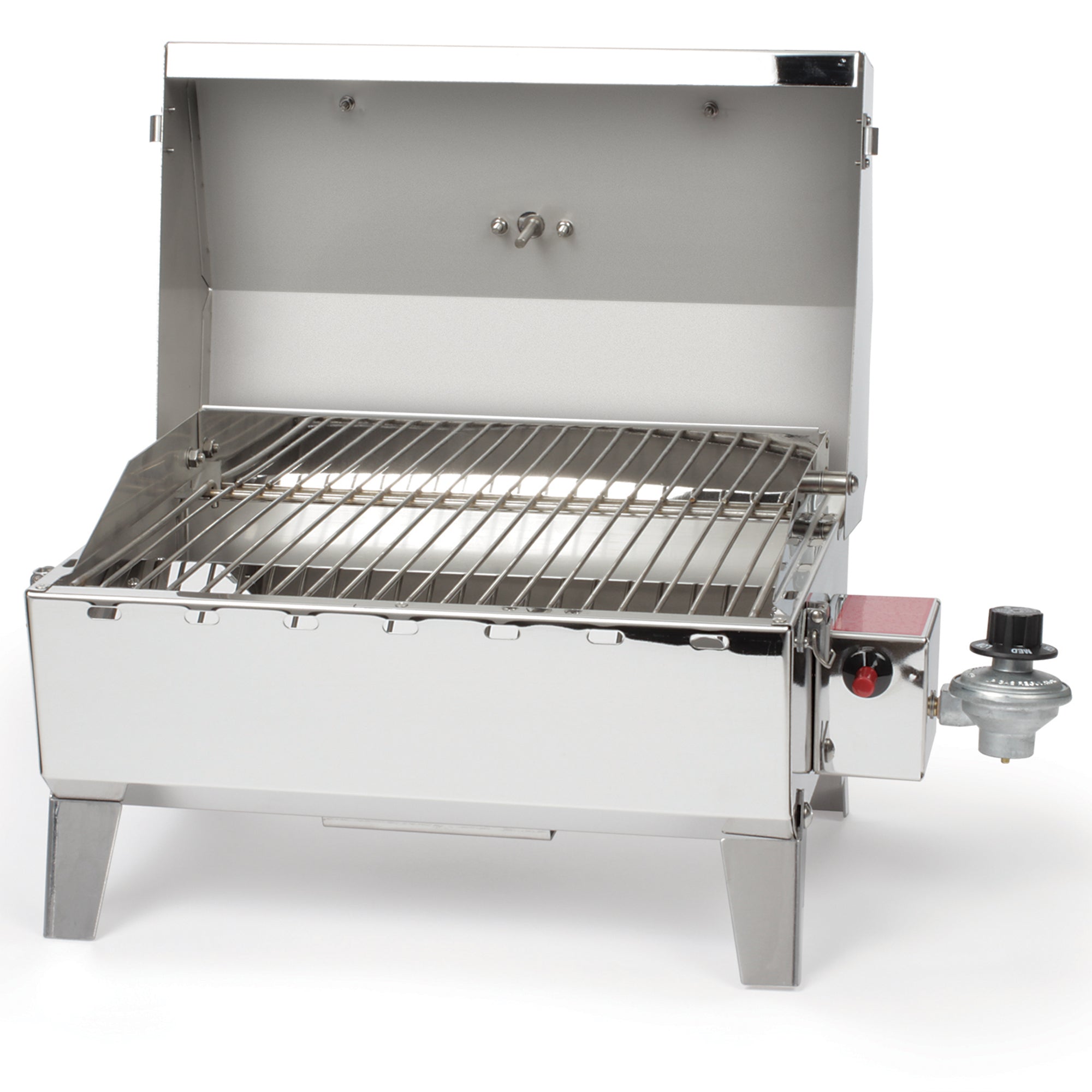 Camco  Grill-Stow N Go 125 Portable Propane Grill w/Temperature Gauge (Open Box)