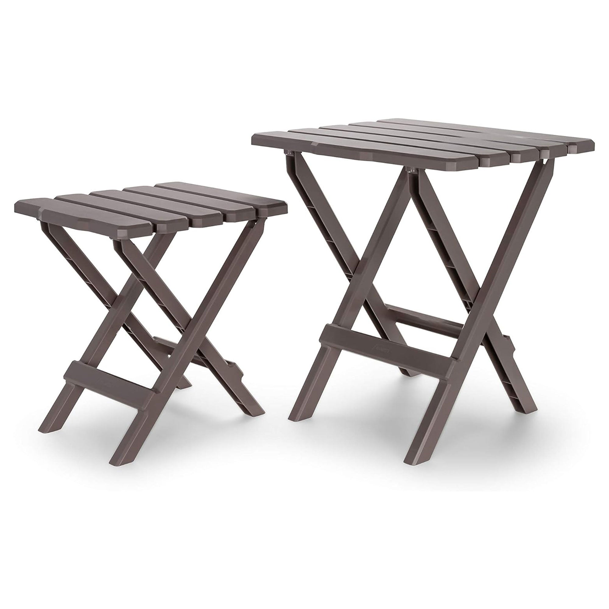 Camco Adirondack Style Folding Plastic Large Table for Indoor or Outdoor Use - VMInnovations