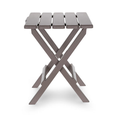 Camco Adirondack Style Folding Plastic Large Table for Indoor or Outdoor Use - VMInnovations