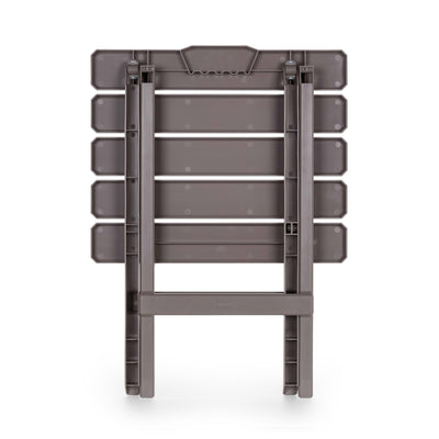 Camco Adirondack Style Folding Plastic Large Table for Indoor or Outdoor Use - VMInnovations