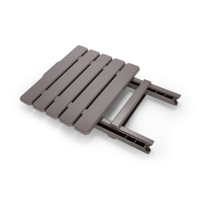 Camco Adirondack Style Folding Plastic Large Table for Indoor or Outdoor Use - VMInnovations