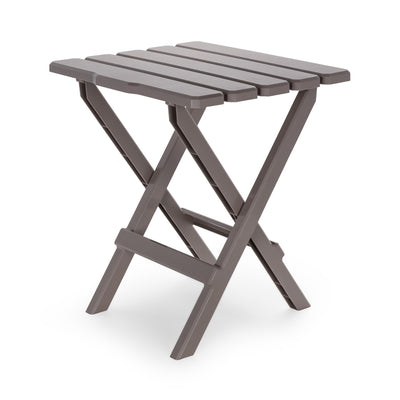 Camco Adirondack Style Folding Plastic Large Table for Indoor or Outdoor Use - VMInnovations