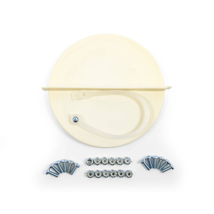 Camco Cap Kit Tank Cover with Caps and Lanyard for RV Propane, Beige (Open Box) - VMInnovations