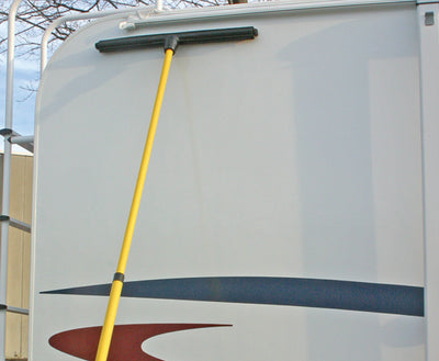 Camco 21 Inch Ultimate Lightweight RV Squeegee with Extend Handle, Black/Yellow - VMInnovations