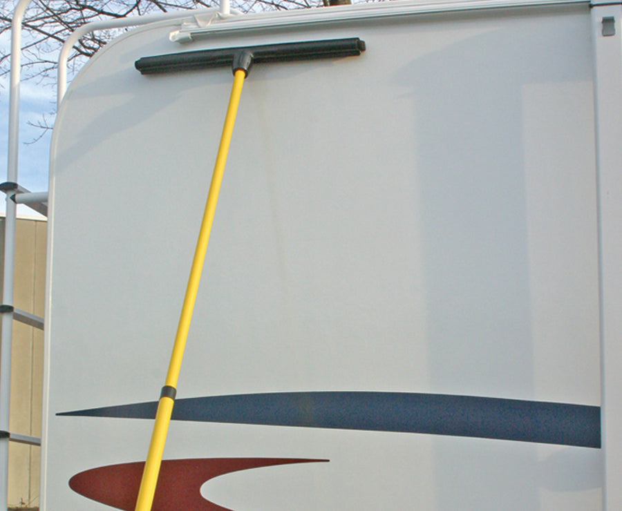 Camco 21 Inch Ultimate Lightweight RV Squeegee with Extend Handle, Black/Yellow - VMInnovations