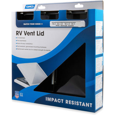 Camco Vent Lid for 14 x 14 Inch Vents Fits with Jensen Pre 1994 Models, Smoke - VMInnovations