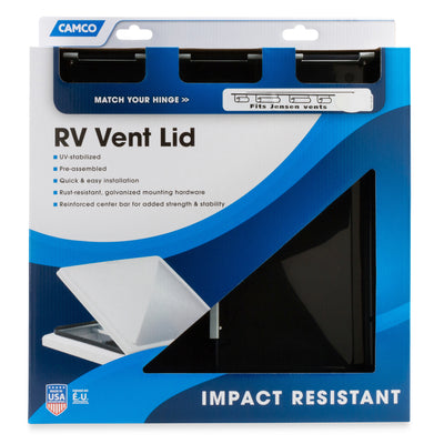 Camco Vent Lid for 14 x 14 Inch Vents Fits with Jensen Pre 1994 Models, Smoke - VMInnovations