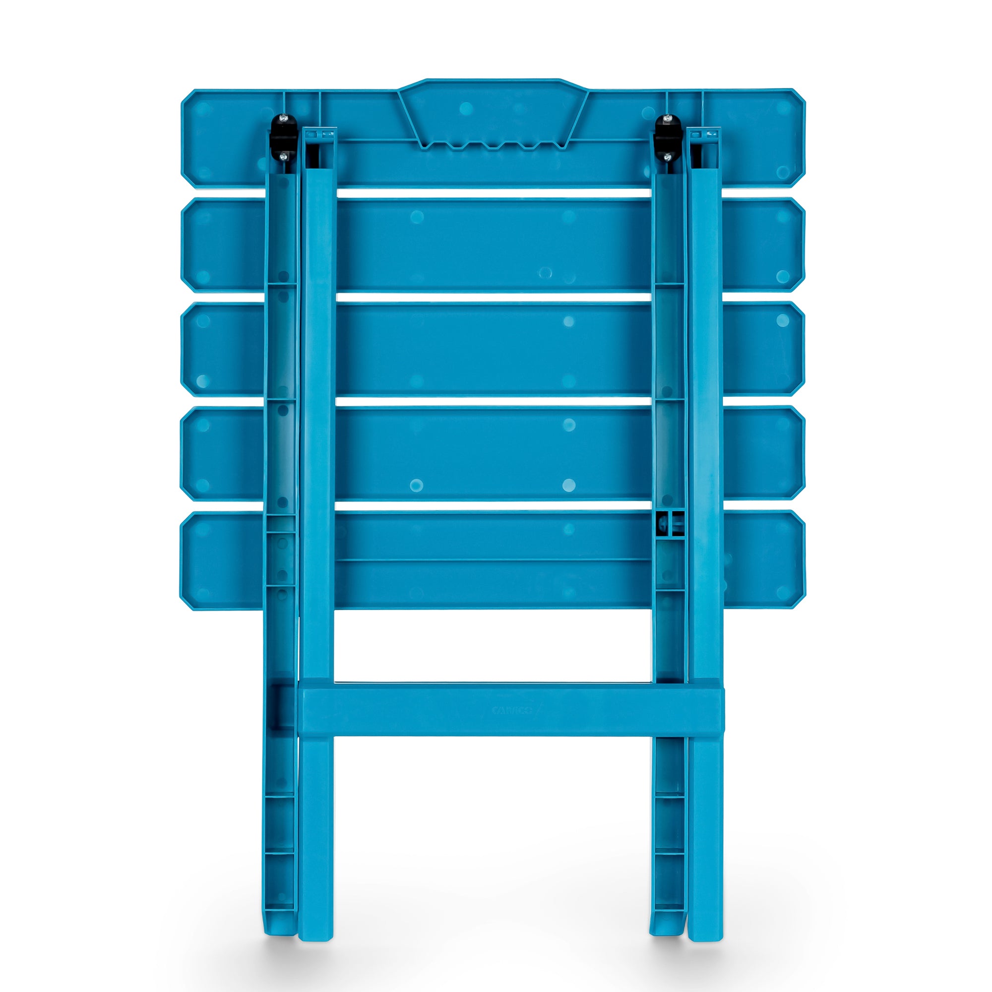Camco Adirondack Style Folding Plastic Large Table, Indoor or Outdoor Use, Aqua - VMInnovations