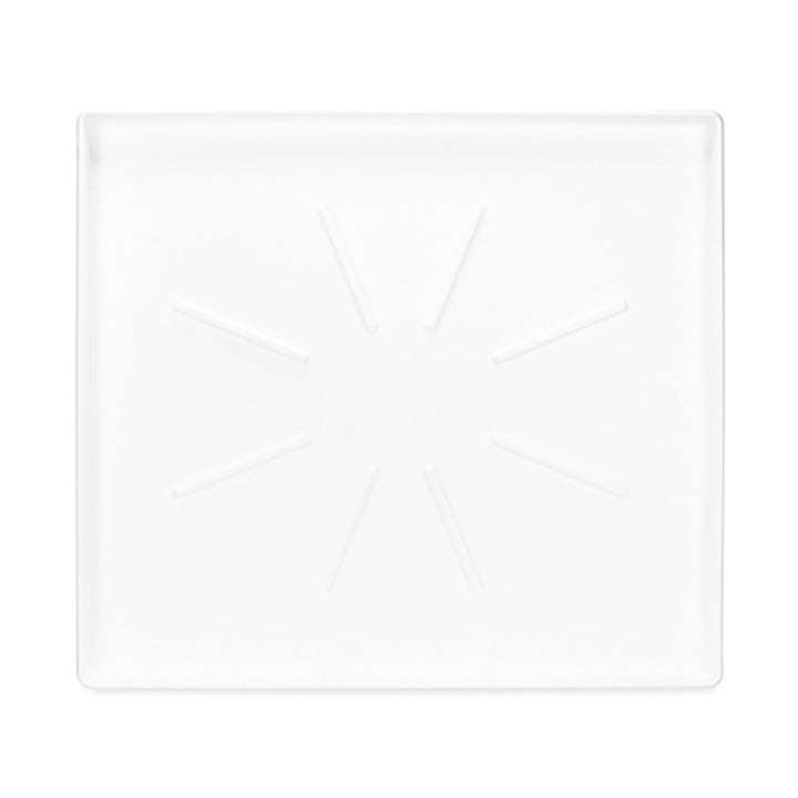 Camco Washing Low Profile Drain Pan with PVC Fitting and Locknut,White(Open Box)
