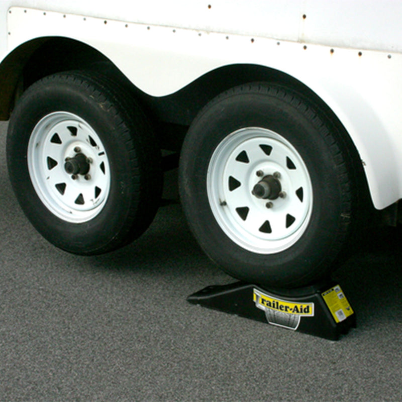 Camco Trailer Aid Camco Plus Tandem Tire Changing Ramp with 5.5 Inch Lift, Black