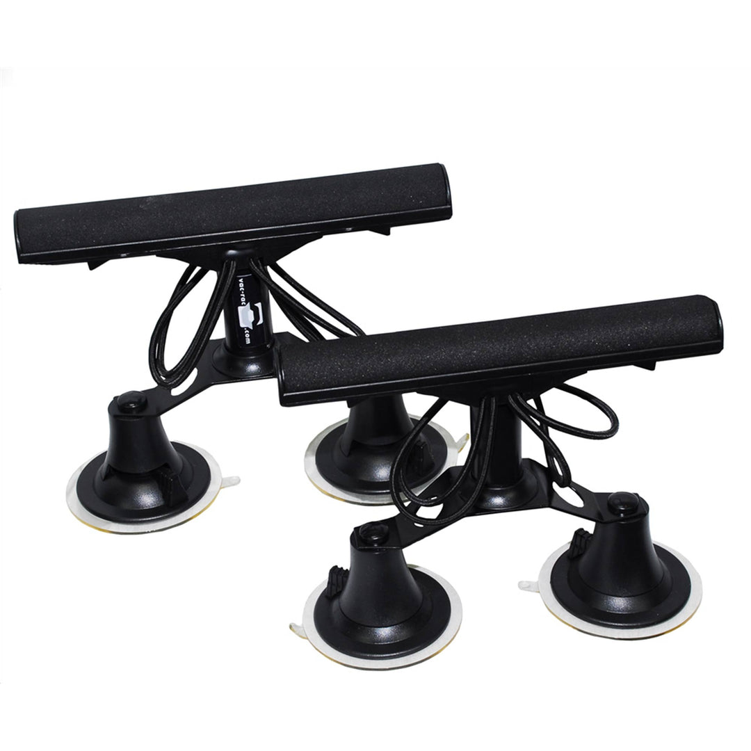 Vac Rac Quad Rack Fly Rod Mount Carrier Suction Cup, 4 Rods, Black (Open Box) - VMInnovations