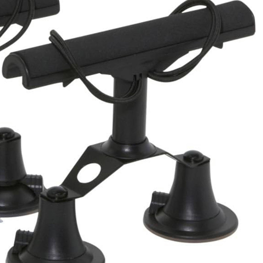 Vac Rac Quad Rack Fly Rod Mount Carrier Suction Cup, 4 Rods, Black (Open Box) - VMInnovations