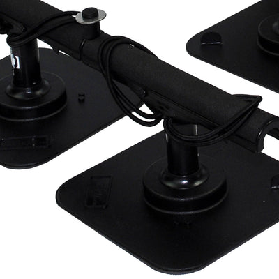 Vac Rac Pro Combi Magnetic Base T Bar Design Rod Rack Holds Up To 8 Rods, Black