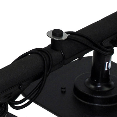 Vac Rac Pro Combi Magnetic Base T Bar Design Rod Rack Holds Up To 8 Rods, Black