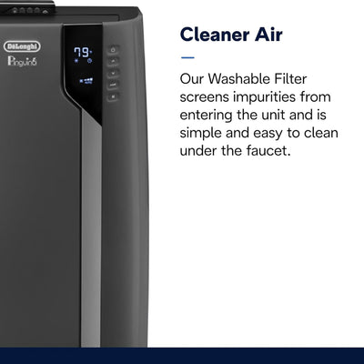 DeLonghi Pinguino 6800 BTU 2022 Portable AC with Motorized Airflow (Damaged) - VMInnovations
