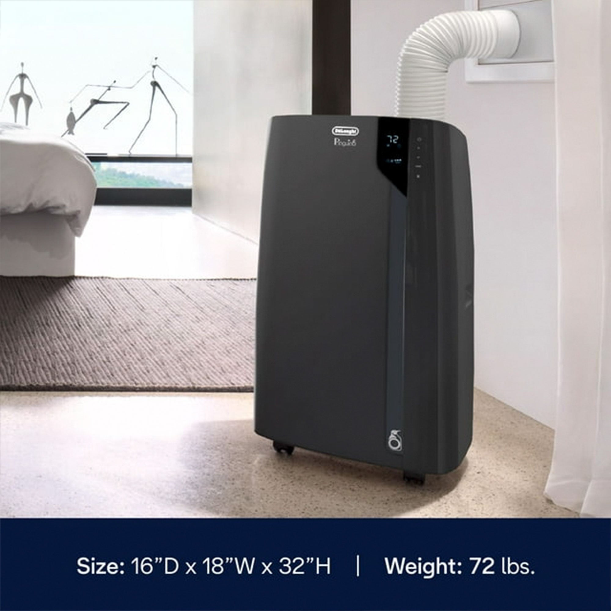DeLonghi Pinguino 6800 BTU 2022 Portable AC with Motorized Airflow (Damaged) - VMInnovations
