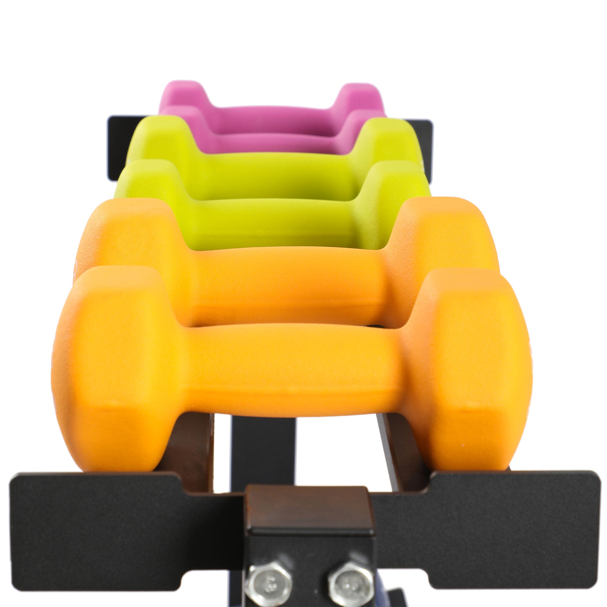 HolaHatha 106lb Neoprene Dumbbell Strength Training Weight Set w/Rack (Open Box) - VMInnovations