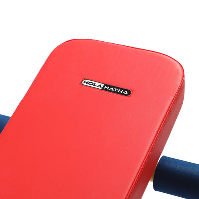 HolaHatha Kids Weight Bench Set with 35" Bench & Headrest, Multicolor (Used) - VMInnovations