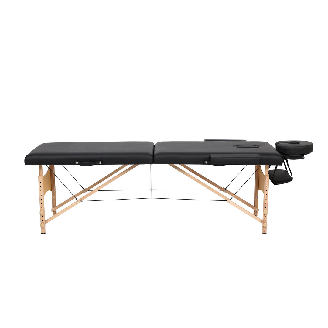 HolaHatha Portable Adjustable Professional Massage Table with Carrying Case