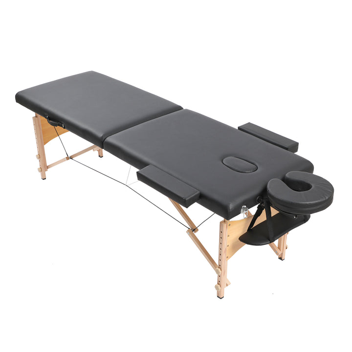 HolaHatha Portable Adjustable Professional Massage Table with Carrying Case