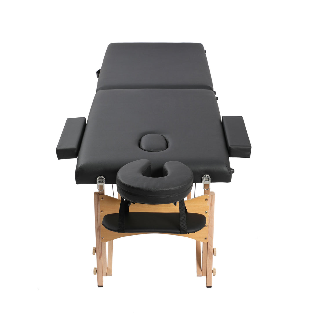 HolaHatha Portable Adjustable Professional Massage Table with Carrying Case