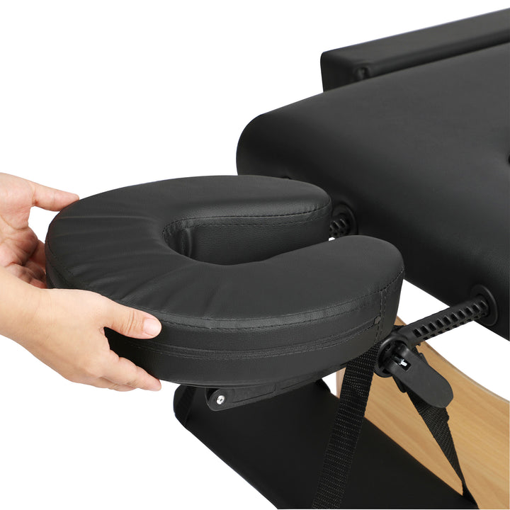 HolaHatha Portable Adjustable Professional Massage Table with Carrying Case