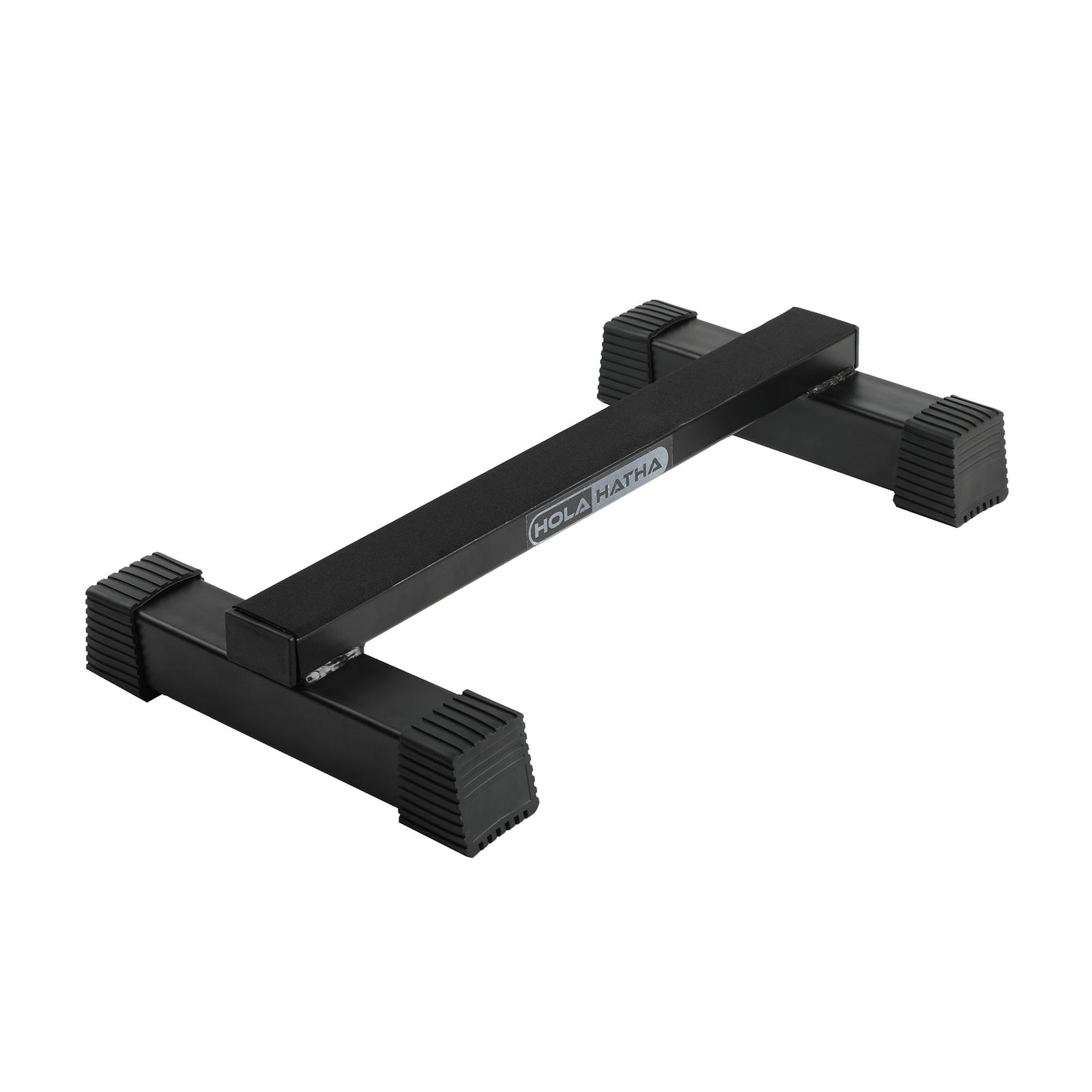HolaHatha Calf Raise Bar Leg Exercise Non Slip Steel Fitness Stretcher, Black - VMInnovations