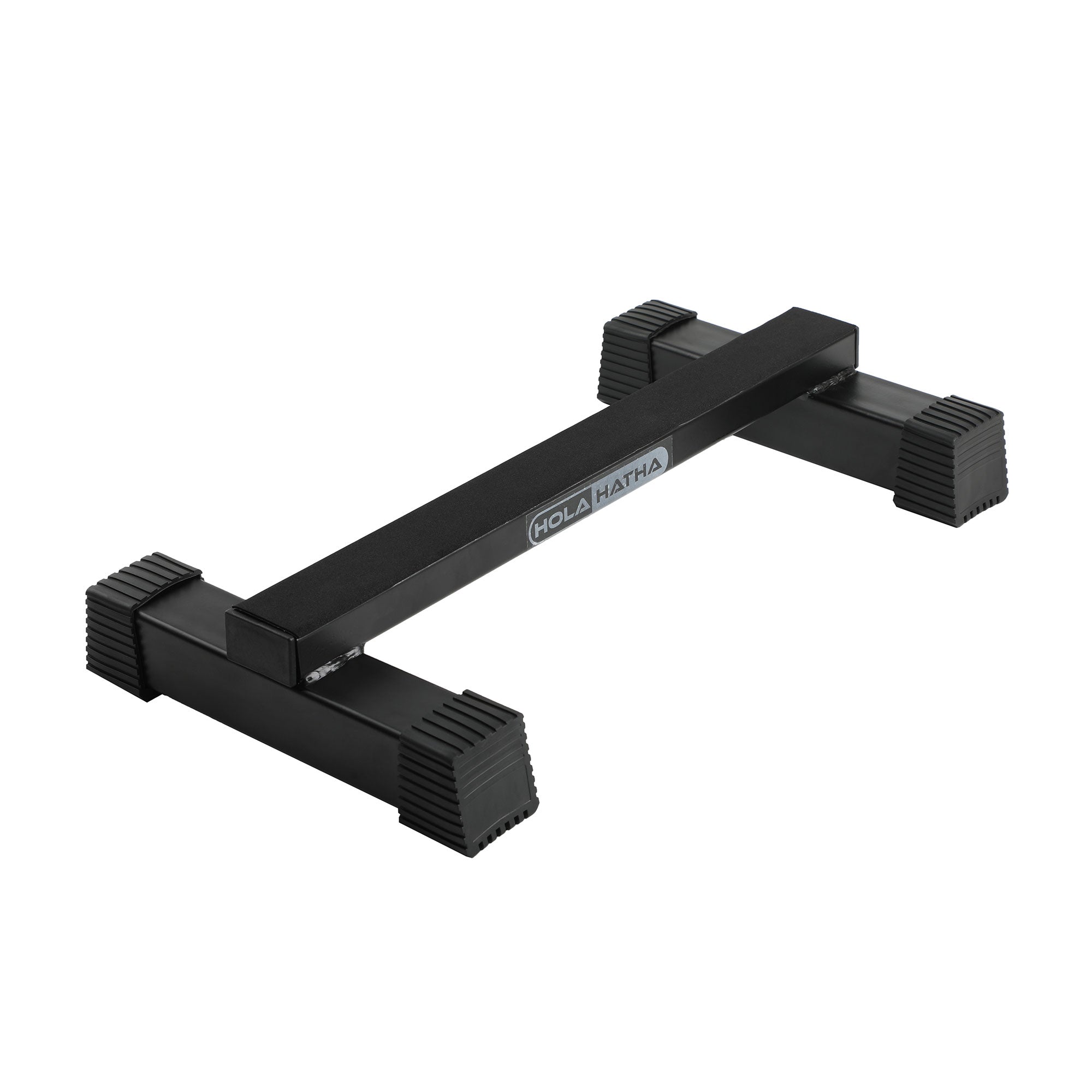 HolaHatha Calf Raise Non Slip Steel Fitness Stretcher, Black (Open Box) - VMInnovations