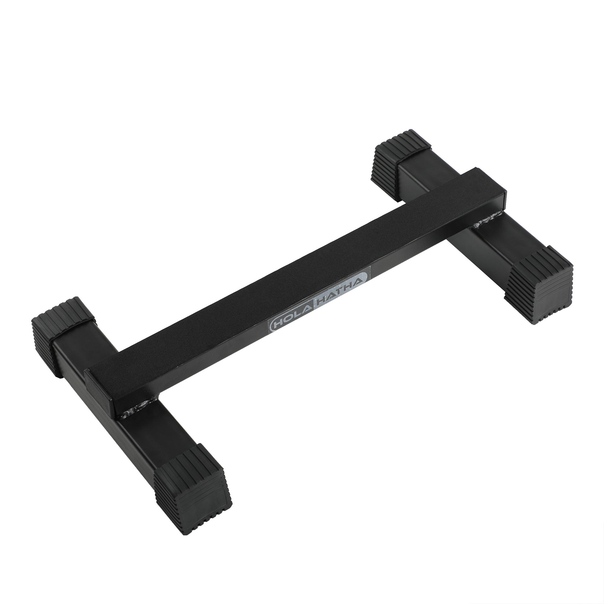 HolaHatha Calf Raise Non Slip Steel Fitness Stretcher, Black (Open Box) - VMInnovations